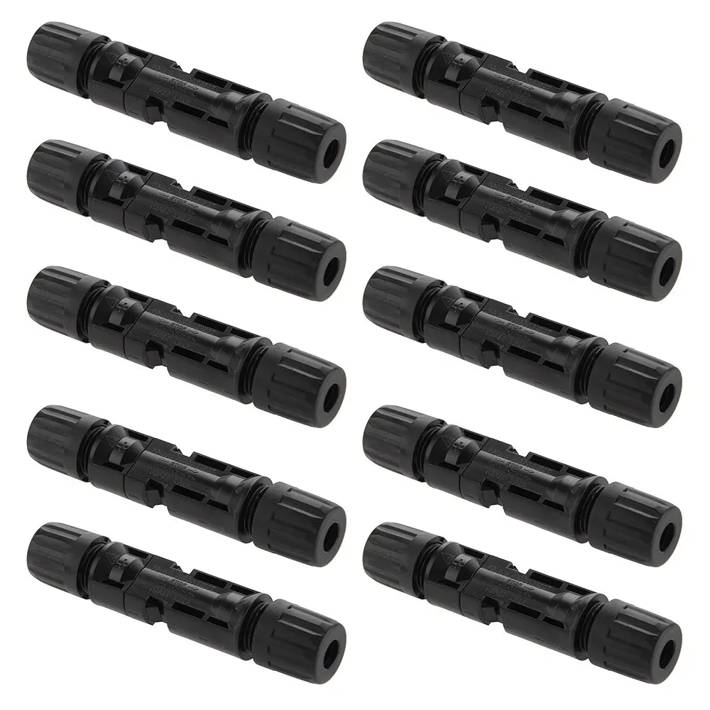 

WSFS Hot 10 pairs MC4 Solar Connector Solar Plug Socket Coupling NEW