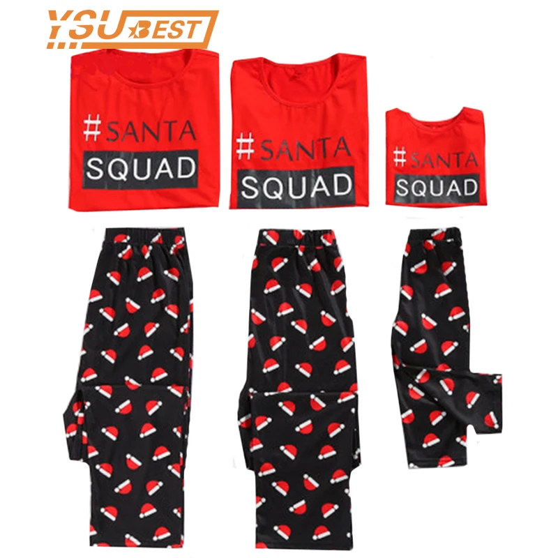 

Christmas Family Set Family Pajamas Look Father Mother Daughter Son Matching Clothes Cartoon Family Christmas Pajamas Clothing
