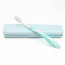 Портативный зубная щетка инструмент для стерилизации коробка Автоматическая дезинфекция путешествия Кемпинг зубная щетка держатель уф