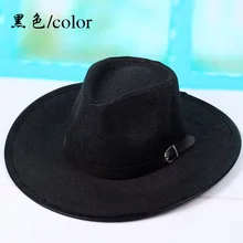RUBY VICKY West ковбойская соломенная шляпа для мужчин и женщин джазовая шляпа летняя шляпа