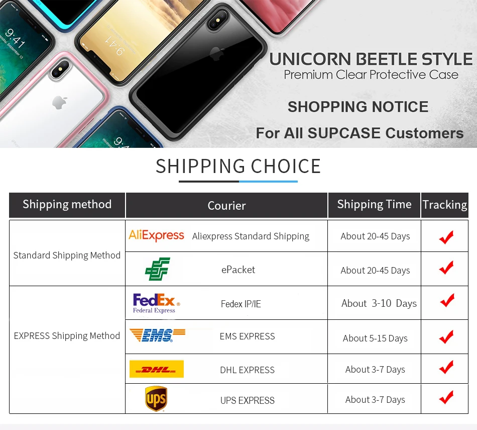 case for iphone se SUPCASE For iphone X XS 5.8 inch Cover Unicorn Beetle UB Series Premium Hybrid Protective Clear Case For iPhone X Xs cute iphone se cases