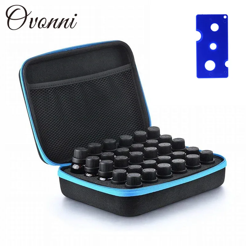 

Portable 30 Bottles Essential Oil Storage Bag Box EVA 5 10 15ml Essence Oil Bottles Carrying Case Travel Organizer Bags Handbag