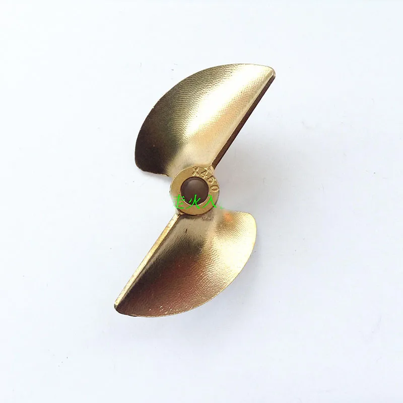 

1PC Two-blade 450 Propeller 50mm Diameter Metal Propellers 4mm 4.76mm Hole Pitch Props/Paddle for DIY RC Jet Boat Connector