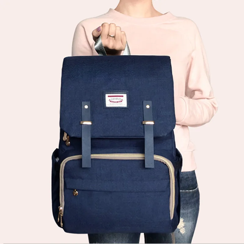 

Land Backpack Diaper Travel Bag for a Stroller Maternity Backpack for Mom Dad Large capacity baby stuff bag torba na pieluchy