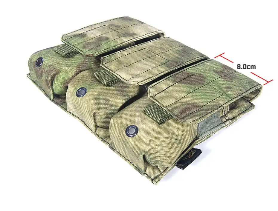 FLYYE MOLLE Triple M4 M16 Mag Pouch CORDURA Multicam AOR AU FG Wargame страйкбол охотничий тактический военный