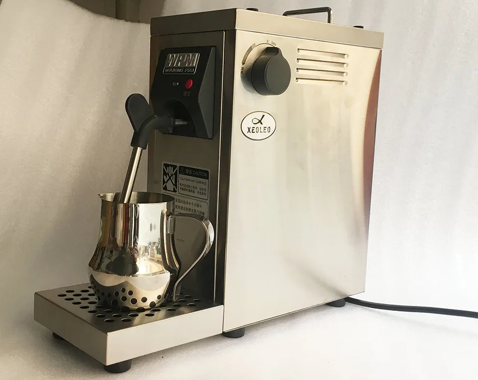 Xeoleo коммерческая машина для молочной пены из нержавеющей стали Паровая машина для кипячения воды для приготовления эспрессо кофе 1450 Вт Паровая кофеварка