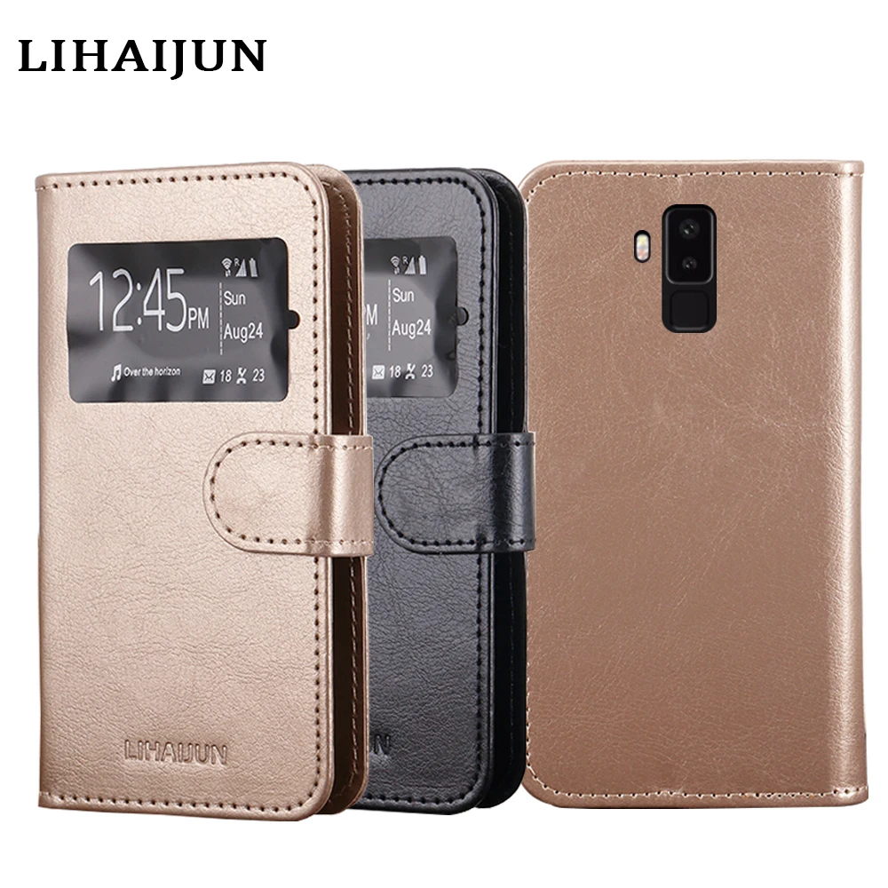 

Flip Cover PU Leather Case Window View Slim Phone Case Cover For Vernee X1