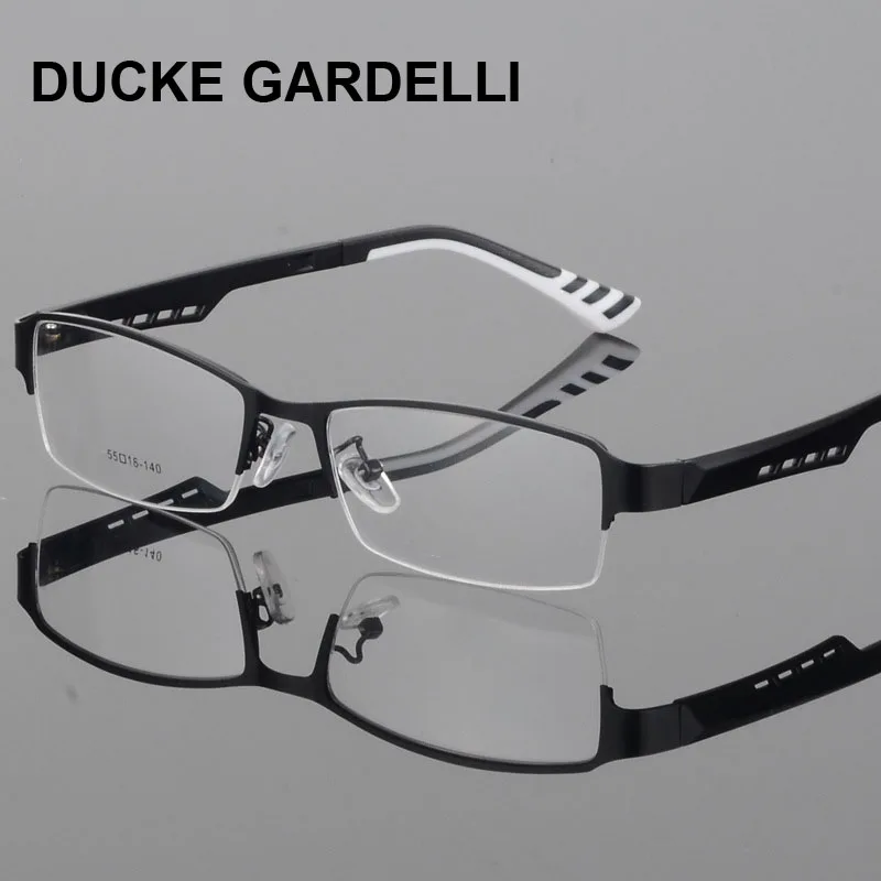 DUCKE GARDELLI очки по рецепту для мужчин и женщин полуоптические оправы очков