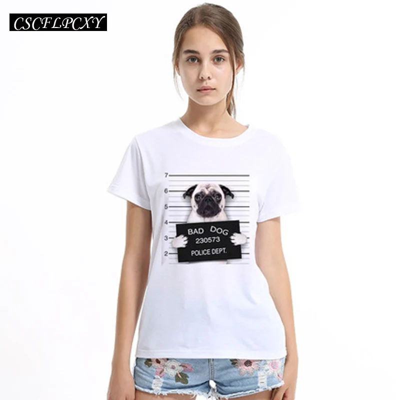 2017-Vendita-Calda-Cane-di-Polizia-Dept-Maglietta-delle-Donne-di-Disegno-Francese-Bulldog-T-Shirt.jpg_640x640 (2)