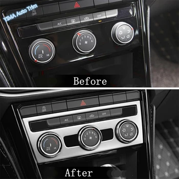 

Lapetus Auto Styling Central Control Air Conditioning AC Knob Switch Panel Cover Trim Fit For Volkswagen T-Roc T Roc 2018 - 2020