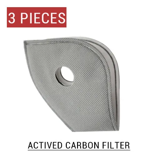3 PCS Grey Filter VICTGOAL анти-загрязнения велосипедные маски фильтр рот-Муфельная пыль Велосипедный спорт дорожный Велоспорт маска покрытие для лица фильтр 3 шт - Цвет: 3 PCS Grey Filter