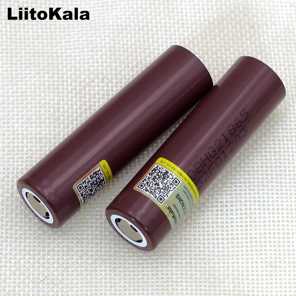 

LiitoKala new 100% original HG2 18650 3000mAh battery 18650HG2 3.6v continuous discharge 20a electronic cigarette battery