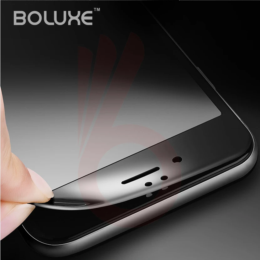

Carbon Fiber Round Edge 3D Curve Screen protector for iPhone 7 7Plus 6 6S 6Plus 6S Plus Anti-scratch 9H hardness Tempered Glass