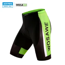 WOSAWE летние мужские шорты из дышащей ткани для велосипедных прогулок быстросохнущие 4D шорты с гелевой подкладкой MTB Горный Дорожный велосипед спортивная одежда