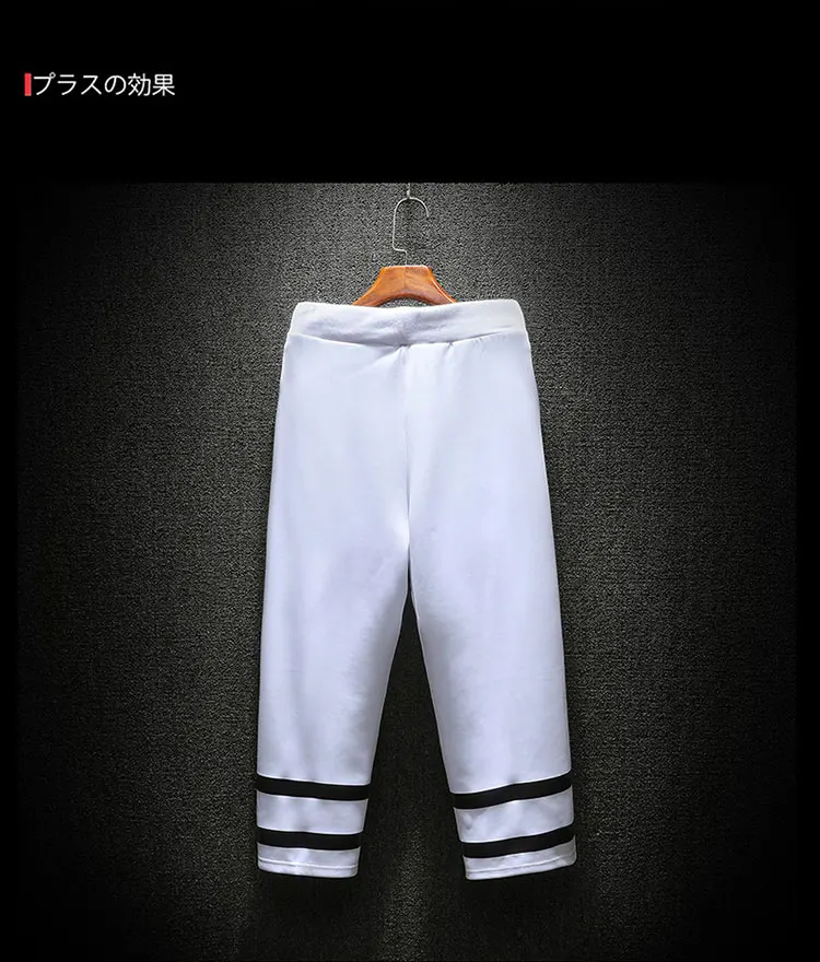 Zogaa молодежный летний осенний Conjunto Deportivo Hombre, Мужской комплект, Футболка с рукавами семь точек+ штаны длиной до щиколотки, мужской корейский стиль Conjunto Masculino, свободный спортивный комплект