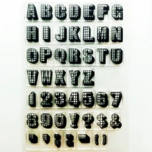 YLCS403 Alfabet Siliconen Clear Postzegels Voor Scrapbooking DIY Fotoalbum Kaarten Decoratie Craft Transparante Stempel Clear Stempel Nieuwe(China)