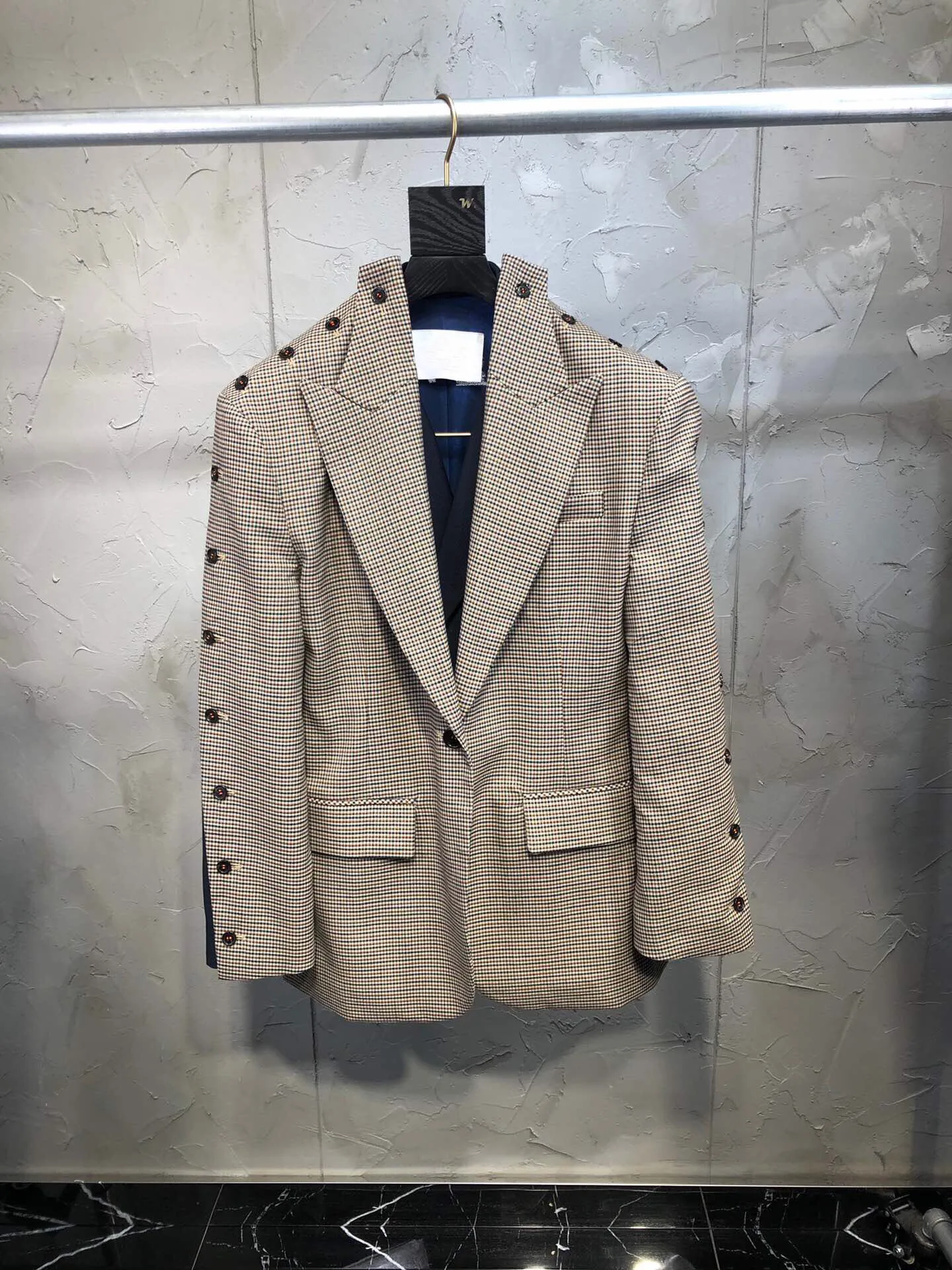 

autumn 2019 new women patchwork high quality blazer coat ddxgz2