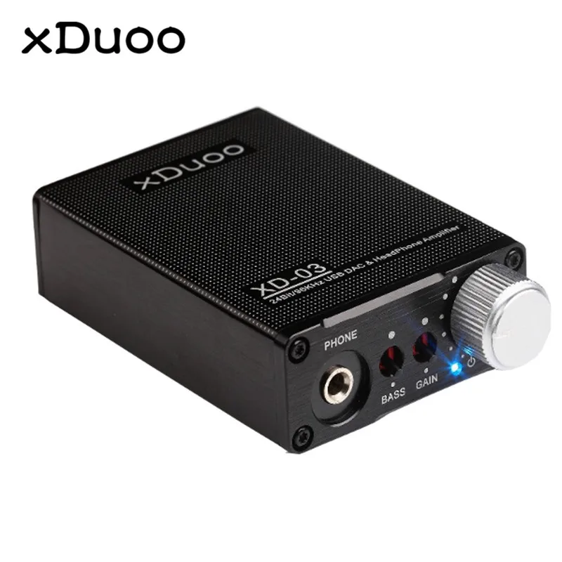 

Original XDUOO XD 03 24Bit/94Khz USB DAC Headphone Amplifier High Performance Portable Universal Amplifier