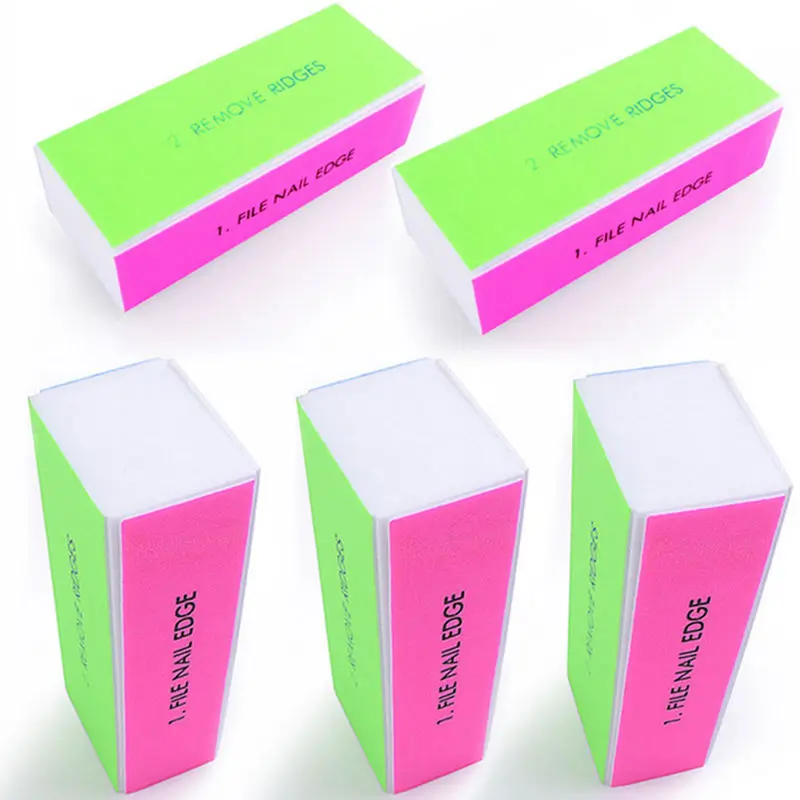 

3 Pcs Nail Art Manicure 4 Way Shiner Buffer Buffing Block Sanding File