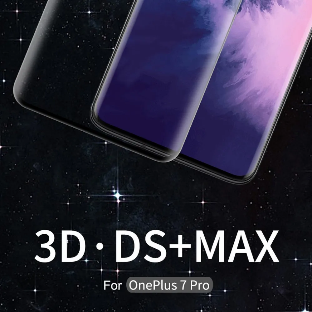 Для OnePlus 7 Pro защита экрана Nillkin 3D DS+ MAX стеклянная крышка полный экран для OnePlus 7 Pro Защитная стеклянная пленка