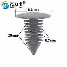 KE LI MI 100 шт Автомобильный бампер крыло щит отделка панель ограничение, крепление, крепёж Пряжка для Ford