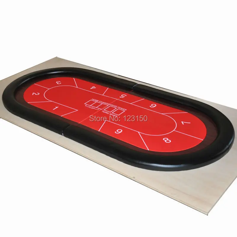 

TP-B04 100*210CM, Poker Table Top, foldable Casino tabletop, Two fold with waterproof fabric, Big Size