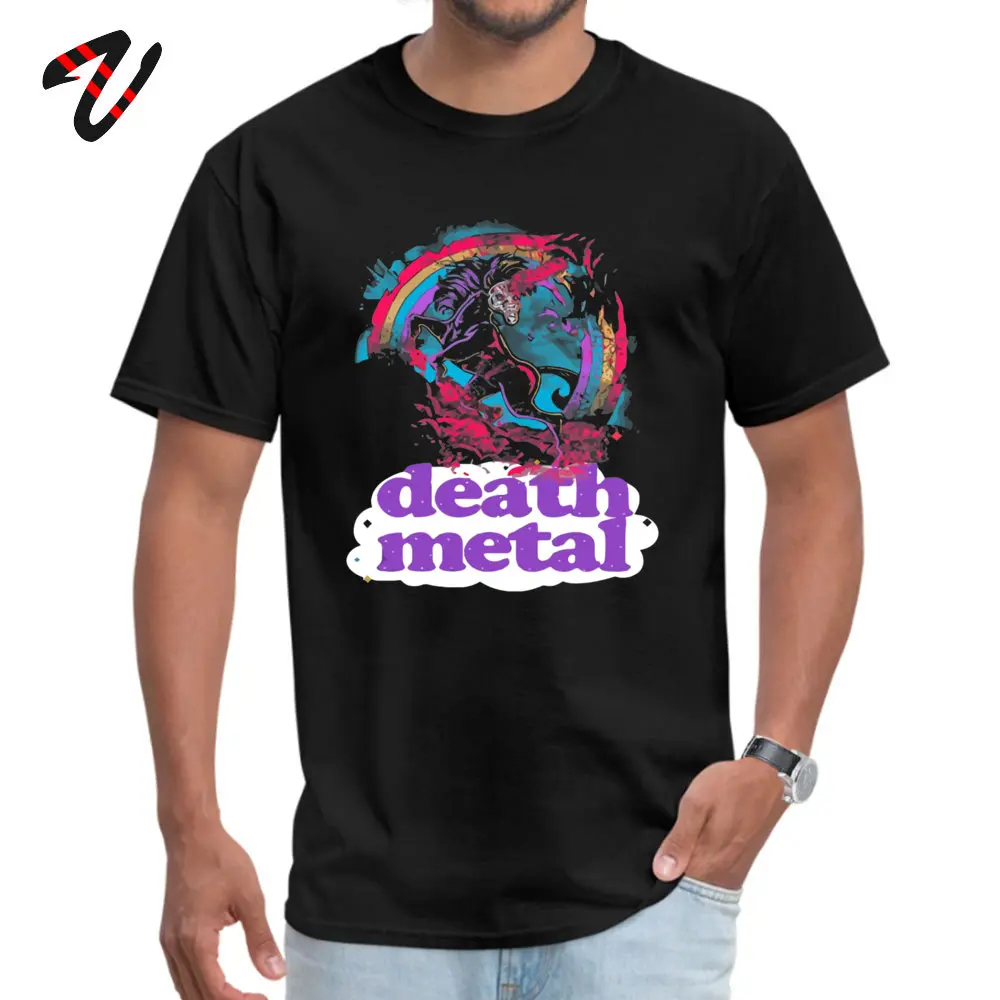 

Death Metal Unicorn Tops & Tees Faddish Crew Neck Printed On Short Glory Rap Male T Shirt Summer T-shirts