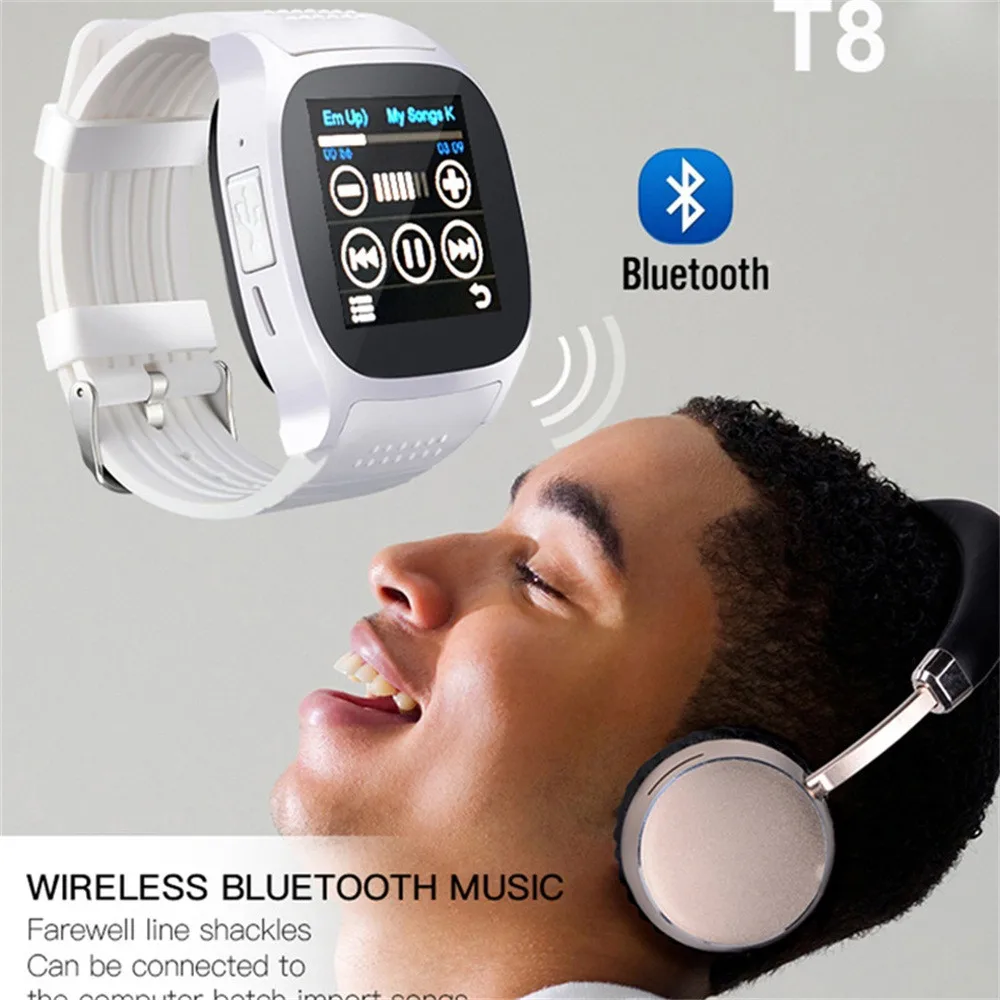 

Bluetooth Sport Smart Watch With Camera Facebook Whatsapp Support SIM TFcard For Android For Wholesale Dropshipping