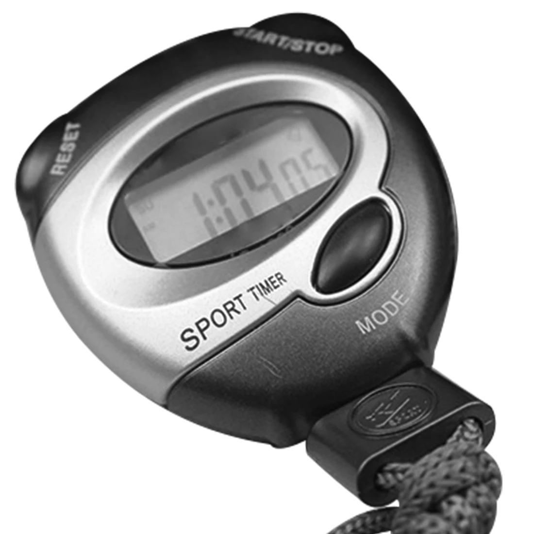 

Sports Stopwatch Timer w/string Classic Digital Handheld LCD Chronograph