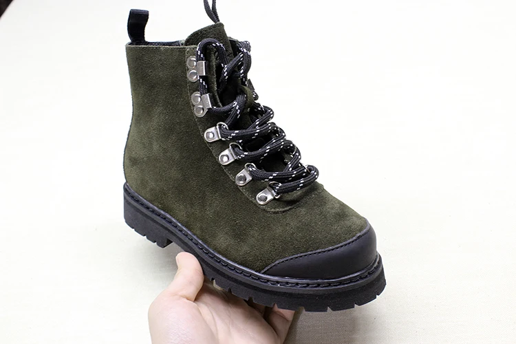 Botas de Marca de Alta Botas de Todos os Jogos Sapatos de Camurça Aadct Moda Meninas Botas Meninos Qualidade Crianças Pequenas Outono 2020 6 Mamãe e Bebê