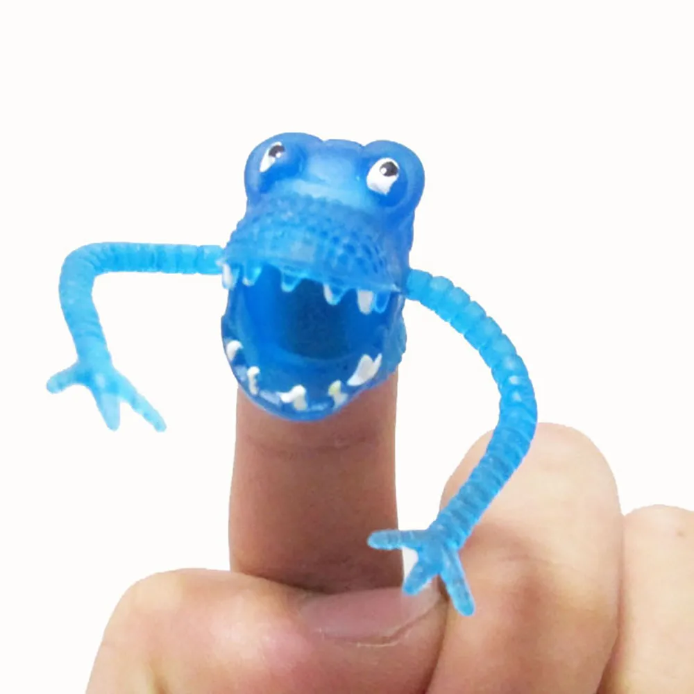 

10 Pcs / Set Finger Puppets Plastic Dinosaur Finger Toys Mini Kids Toy Squishy Slow Rising Squeeze Toys CollectionZ04