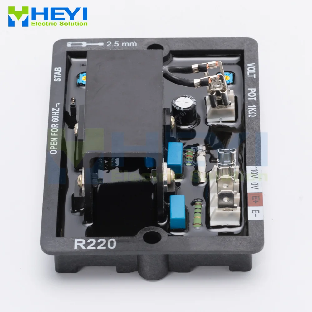 R220 AVR Генератор автоматический регулятор напряжения аксессуары для генераторной установки части автоматический регулятор напряжения для генератора