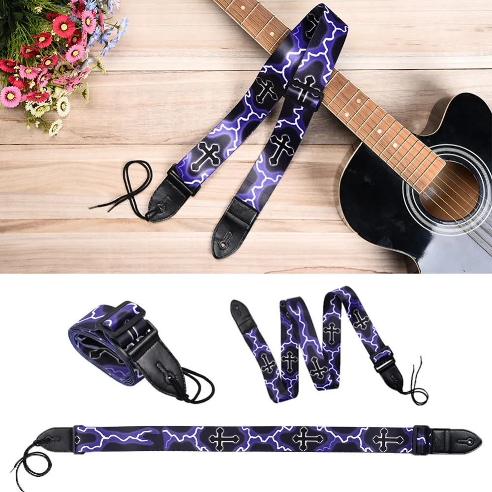 Correa de Guitarra Popular poliéster diseño especial impresión personalizada correas de Guitarra para Guitarra bajo accesorios de Guitarra eléctrica Correa de Guitarra Popular poliéster diseño especial impresión personalizada correas de Guitarra para Guitarra bajo accesorios de Guitarra eléctrica