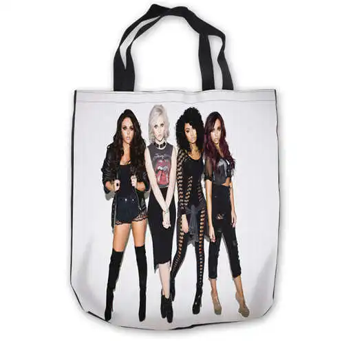 

Custom Canvas fLittle-Mix-Australian- (1) ToteBags Hand Bags Shopping Bag Casual Beach HandBags Foldable 180911-04-22