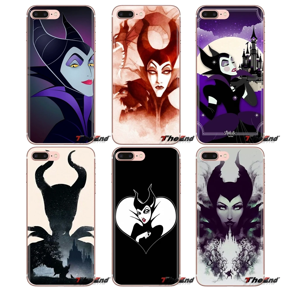 For Oneplus 3T 5T 6T Nokia 2 3 5 6 8 9 230 3310 2.1 3.1 5.1 7 Plus 2017 2018 The witch maleficent Transparent Soft Cases Covers |