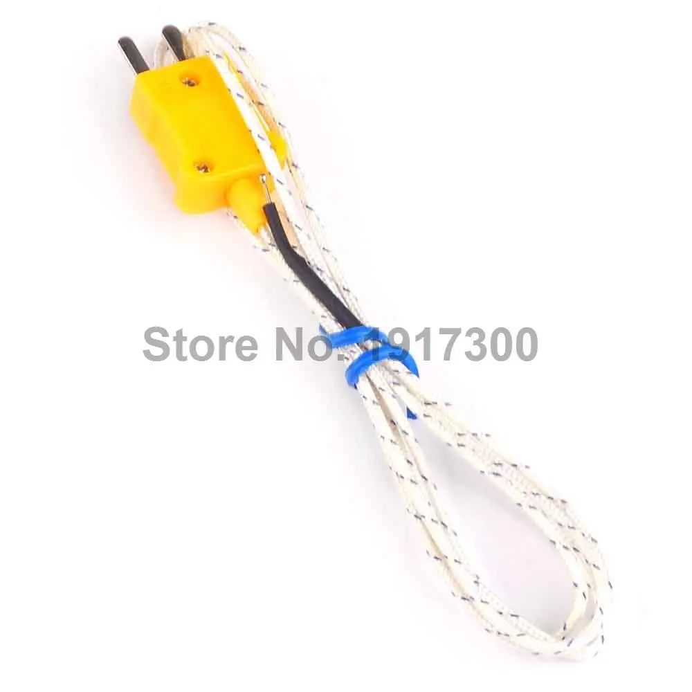 1PCS K Type Surface Thermocouple Temperature Sensor 92CM Wire Probe -20~300C | Электроника