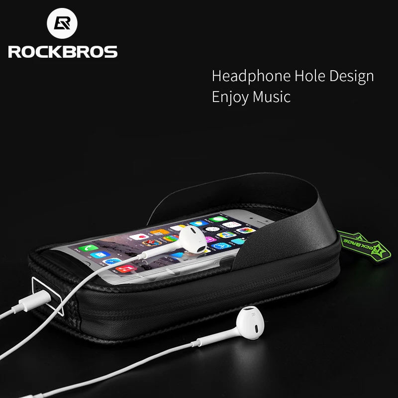 Excellent ROCKBROS Bike Bag Carbon Pattern Touch Screen Mobile Phone Bicycle Saddle Bag MTB Cycling Tube Bag For 6.2in Bicycle Accessories 2 Excellent ROCKBROS Bike Bag Carbon Pattern Touch Screen Mobile Phone Bicycle Saddle Bag MTB Cycling Tube Bag For 6.2in Bicycle Accessories 2