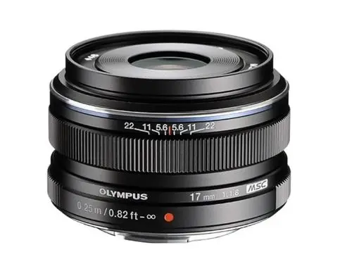 

Olympus 17mm Lens Olympus M.ZUIKO Digital 17mm f/1.8 Lens for Micro Four Thirds Black For Olympus Micro Four Thirds camera