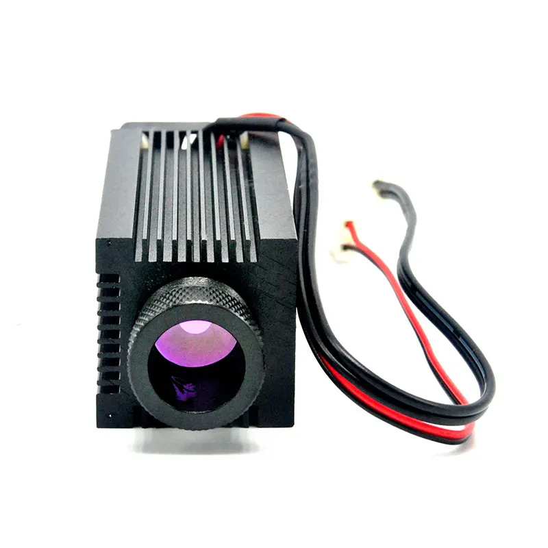 33mmx80mm Focusable Aluminium C-Mount Infrared Laser Diode DIY Housing/Case/Host w/ Cooling Fan & Glass Lens