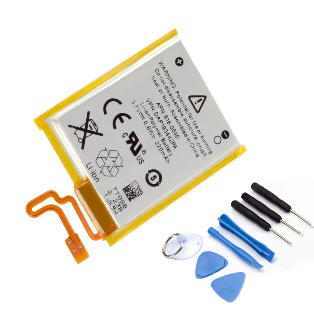 Brand New 3.7V Li ion Battery Replacement 330mAh for iPod Nano 7 7th