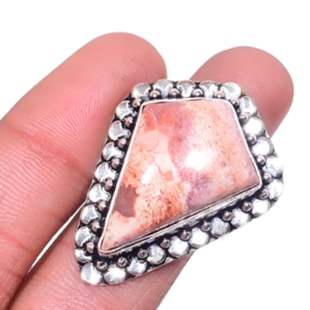 

Jaspers Ring Silver Overlay over Copper, USA Size 8.75 , R4631