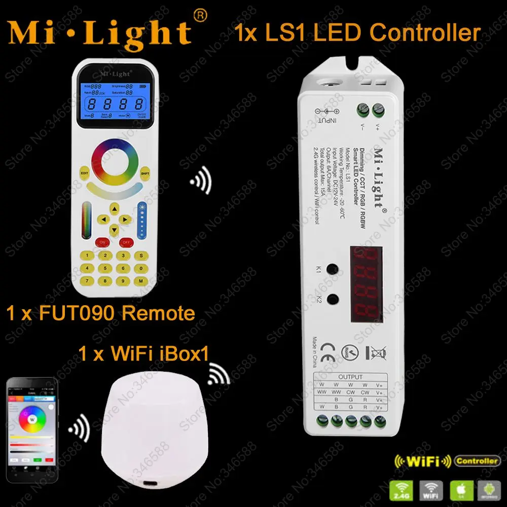 Mi. Light LS1 DC12V 24V 15A 4 в 1 умный светодиодный контроллер для одного цвета CCT RGB RGBW полоса