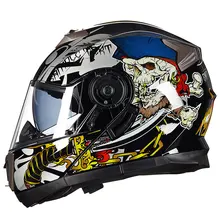 4 seasons Motorcycle GXT 160 Flip Up Helmet Double Lense Full Face Helmet Casco DOT ECE Sticker Racing Capacete(China)