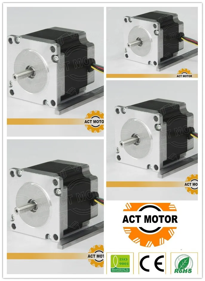 

free to RU 6-lead 4axis cnc Nema 23 2A 56mm 180oz-in hybrid stepper motor CE,ROSH