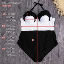 Танкини размера плюс XXXXL, на шнуровке, Ретро стиль, черный, белый, купальник, цельный, сексуальный, с завязками сзади, треугольный купальник, большой размер, с лямкой через шею, треугольник