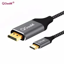 USB C to DisplayPort Cable (4K@60Hz),USB 3.1 Type C (Thunderbolt 3 Compatible) to DP Cable for MacBook 2017 Galaxy S9 Huawei P20