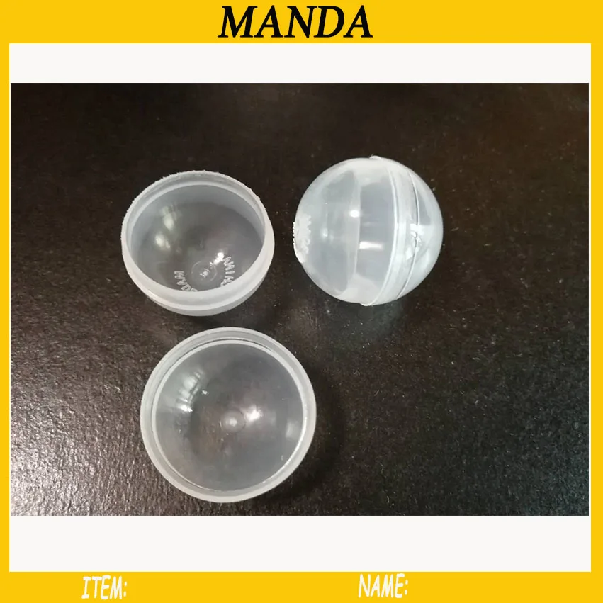 

28mm Clear Empty Plastic Capsule Toy Capsules For Vending Empty Plastic Toys Ball 100pcs/Lot Free Shipping