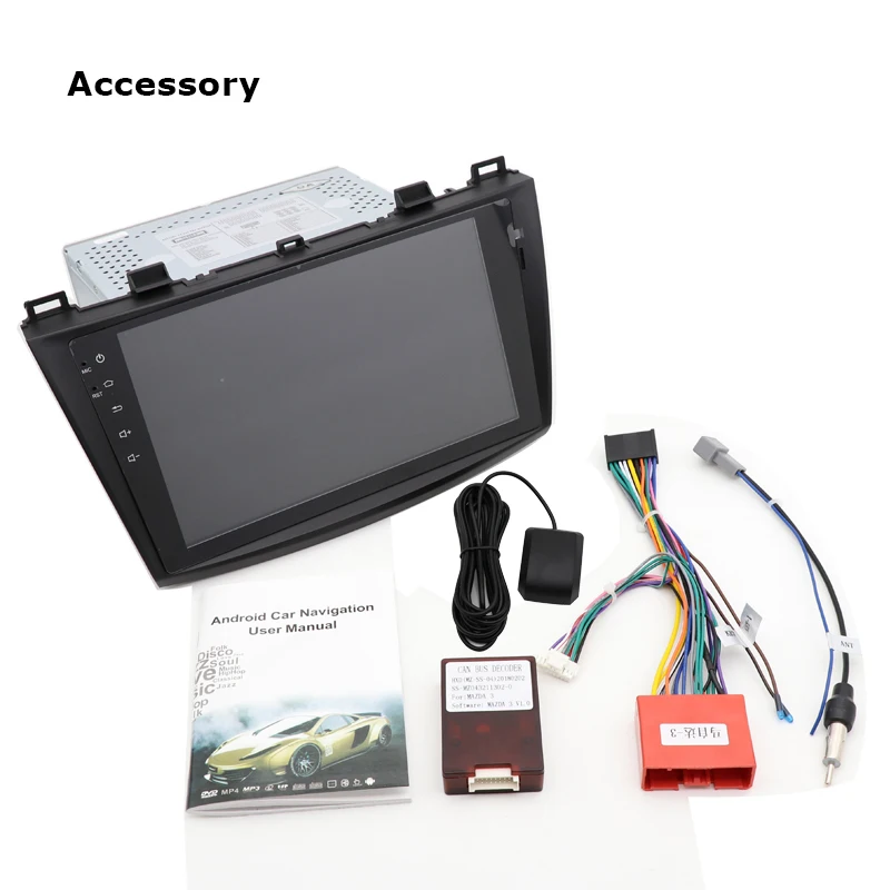 Excellent SMARTECH 2 Din Android 8.0 OS Car Radio GPS Navigation for Mazda 3 Axela 9 inch Octa Core 4GB RAM 32GB ROM With CAN-BUS Decoder 15