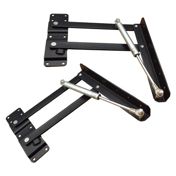 

2PCS Tea Table Hing Lifting Rack Mechanism Accessories Top Multifunctional Hardware Folding Spring Tool Furniture Shelf DIY