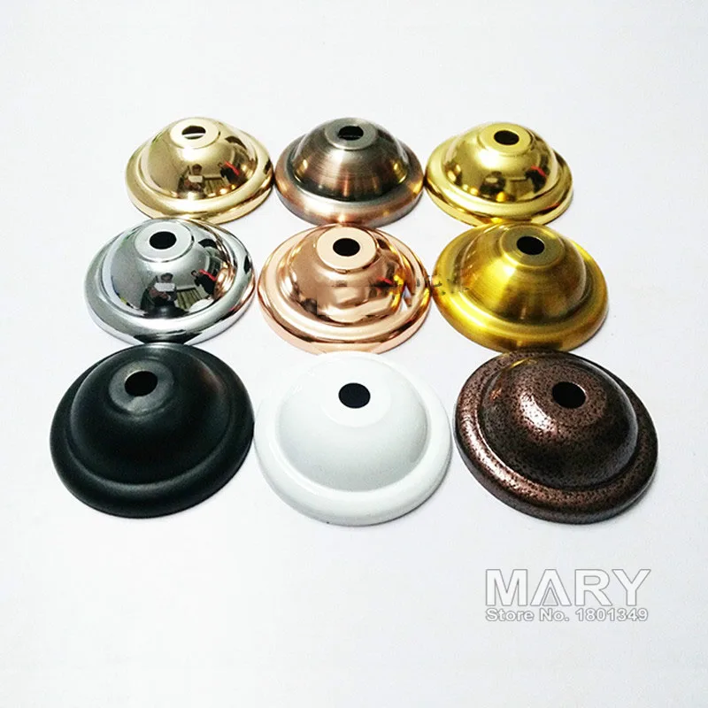 10pcs Metal Cover Cap Pendant Light Base Hardware Ceiling